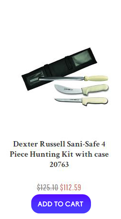 Sani-Safe 4 Piece Hunting Kit